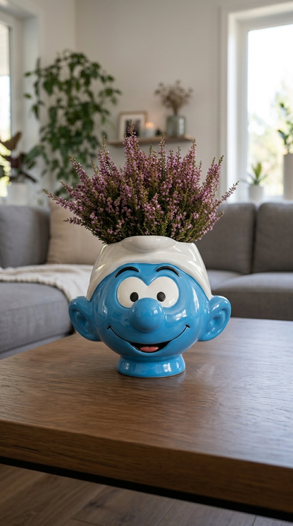 Smurf Character Plant Pot